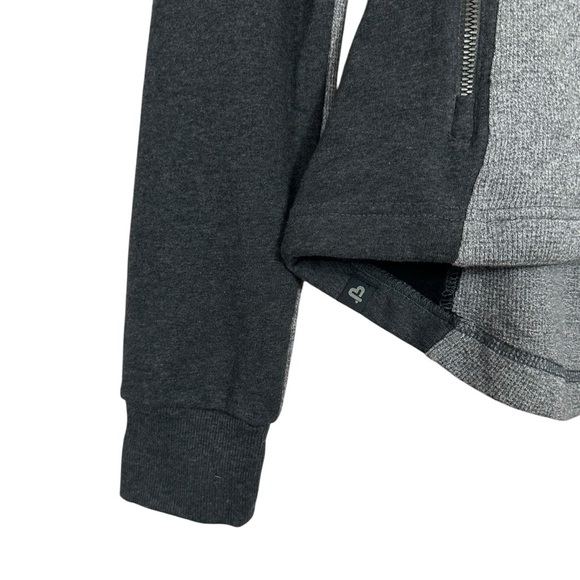 PACT ORGANIC ZIP FRONT GREY BLACK HOODIE SIZE MEDIUM - Picture 5 of 14